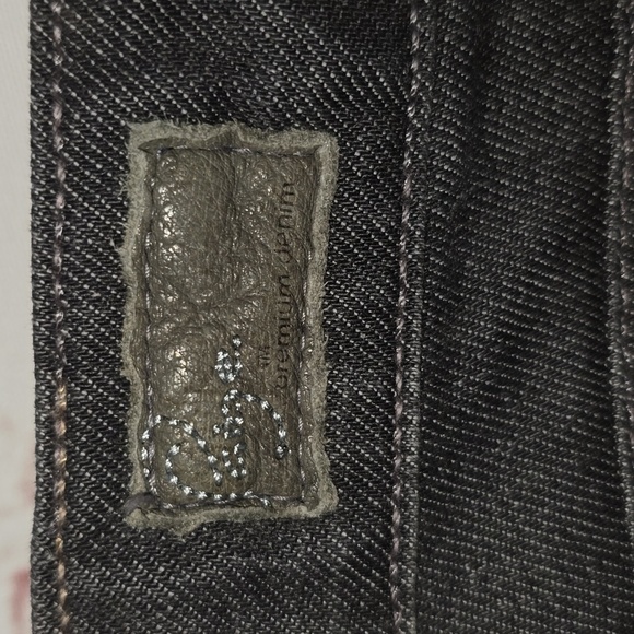 Paige Jeans Melrose Classic Rise Black Denim Stretch Straight Leg Womens Size 30 - Picture 10 of 16